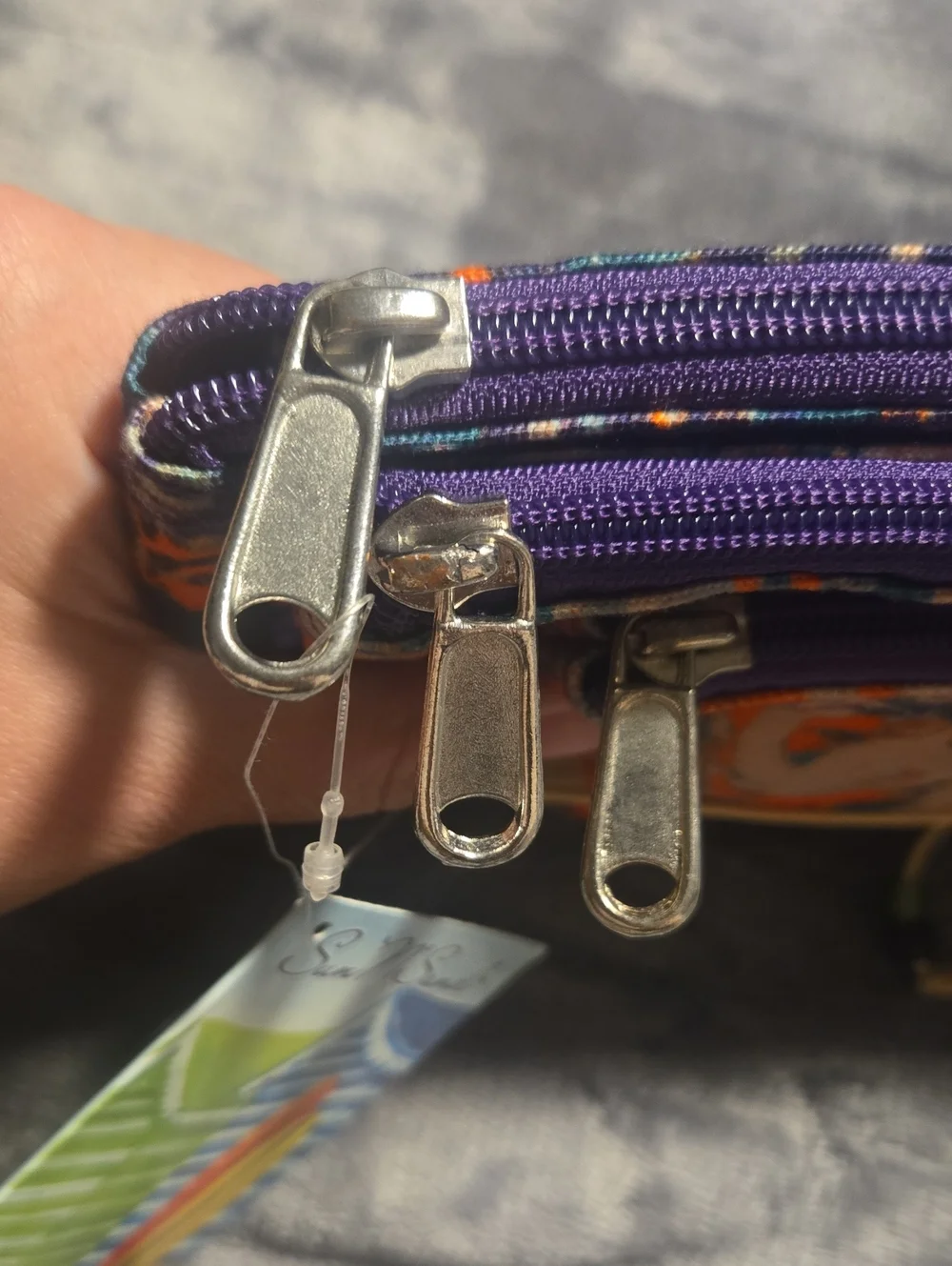 Sun and Sand-Zip Pouch(Groip Of 3)